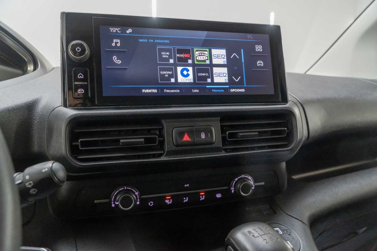 Peugeot Partner standard 600kg bluehdi 73kw  - Foto 16