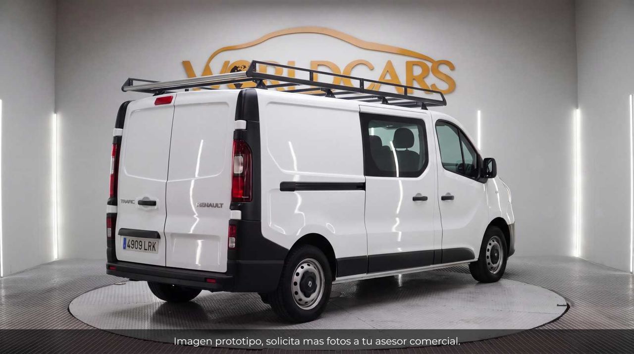 Renault Trafic   furgón doble cabina 27 l1 2.0 blue dci energy 120 cv  - Foto 3