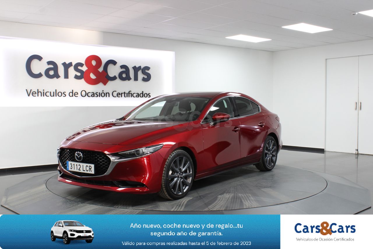 Mazda 3 ocasión segunda mano 2019 Gasolina por 19.495€ en Madrid
