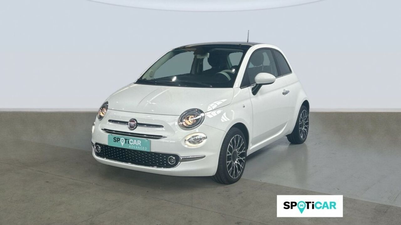 Coche hibrido con mbux  de segunda mano - fiat 500 2023 /