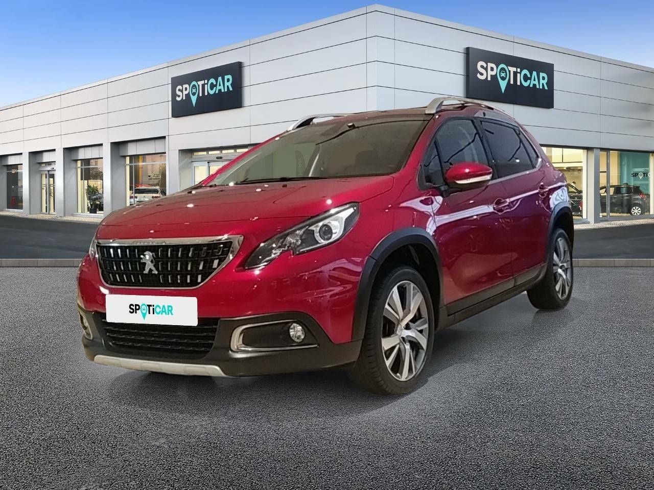 Peugeot 3008 2019 de color rojo  de segunda mano - peugeot 2008 2019 /