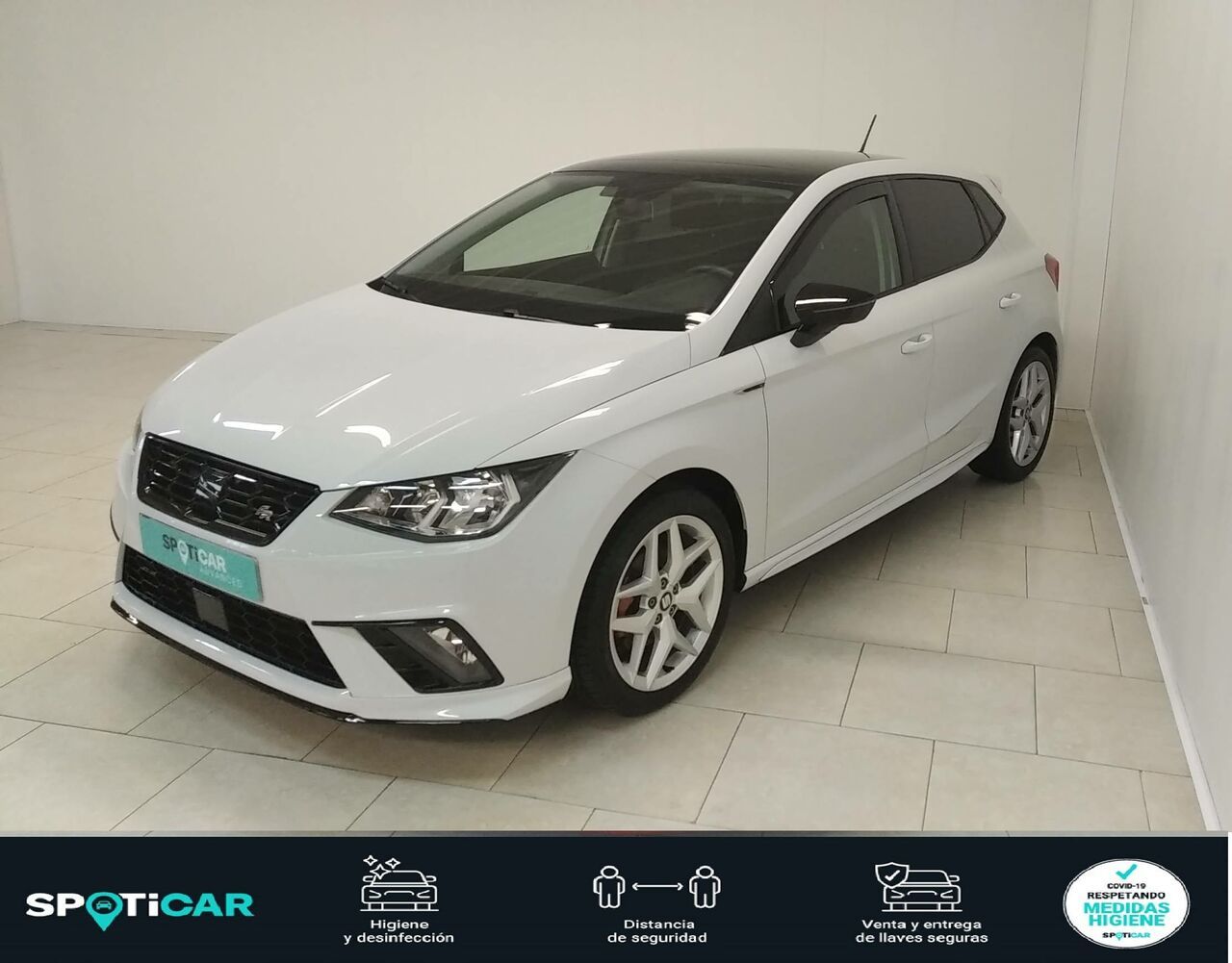 Seat ibiza blanco  de segunda mano - seat ibiza 2018 /
