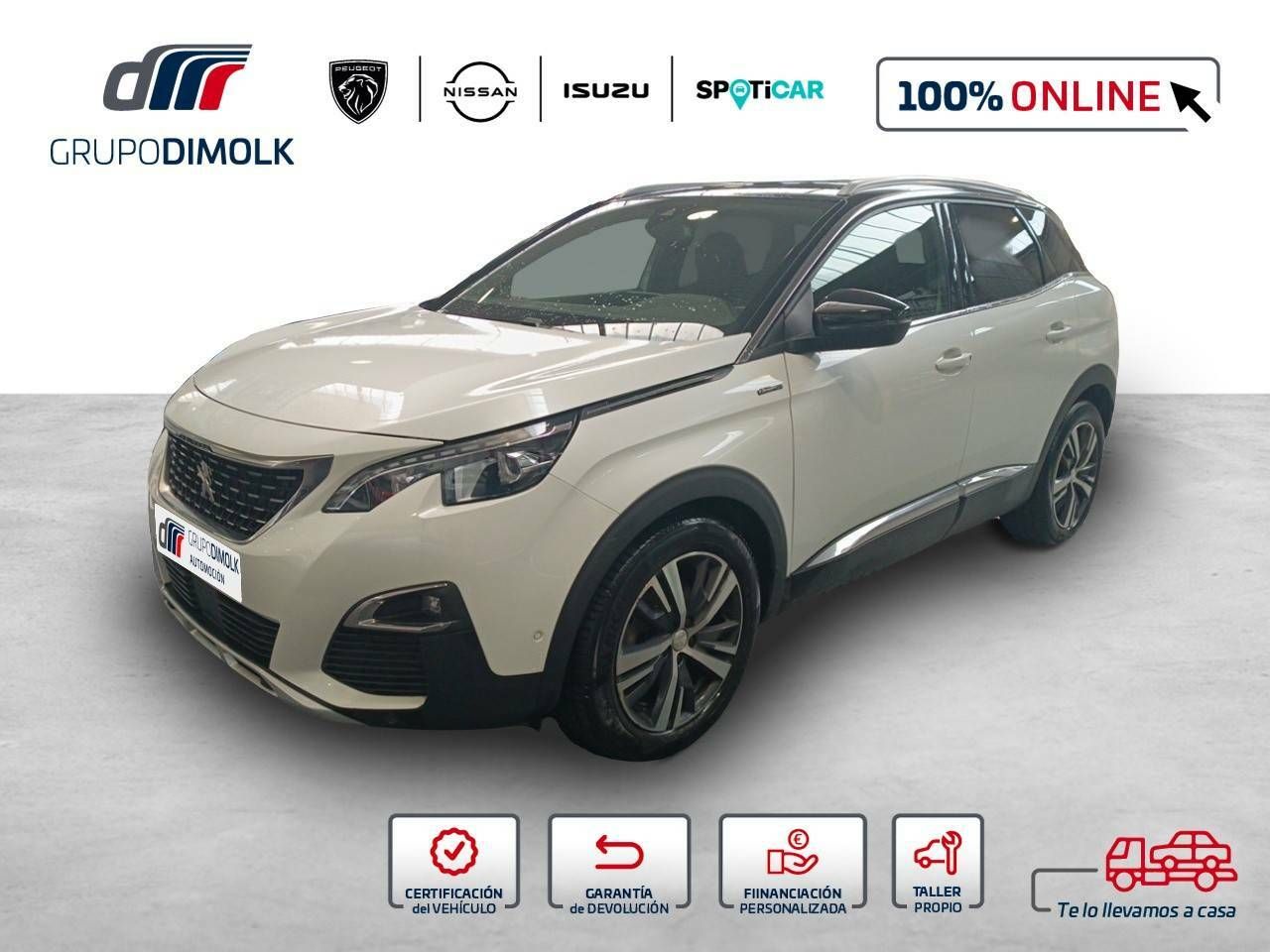 Peugeot 3008 2019 con pantalla de 8 pulgadas  de segunda mano - peugeot 3008 2019 /