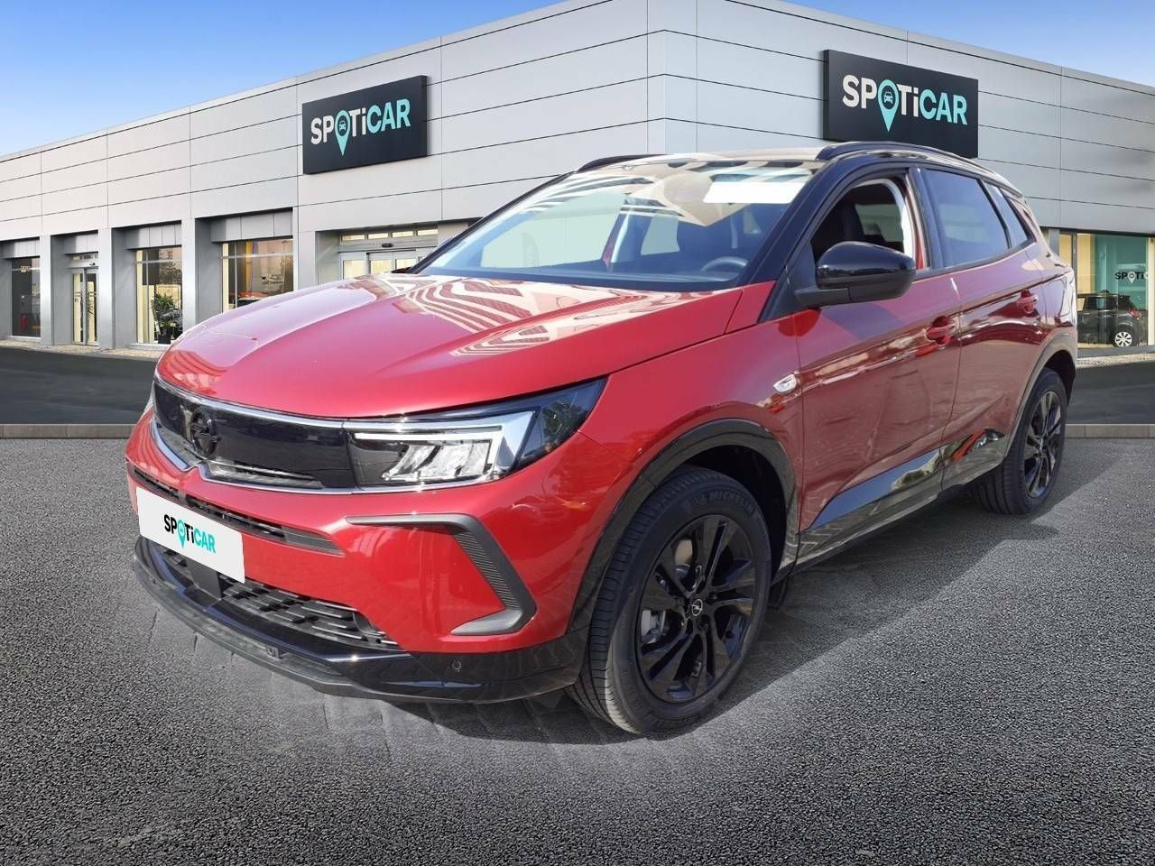Coche hibrido con asientos calefactados  de segunda mano - opel grandland 2022 /