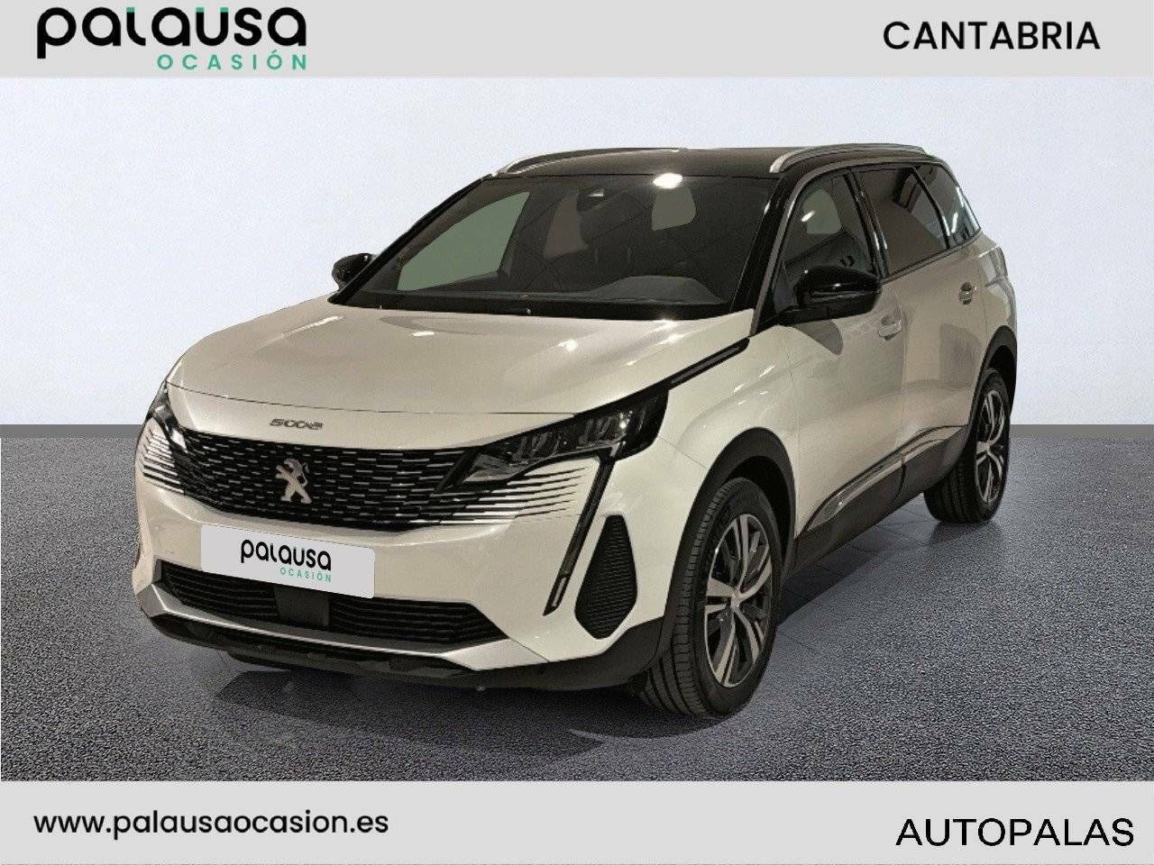 Peugeot 5008 blanco con 7 plazas  de segunda mano - peugeot 5008 2023 /
