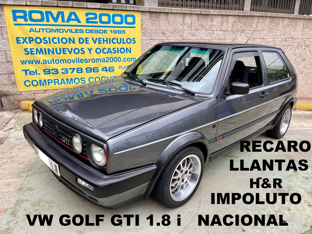 Asientos recaro  de segunda mano - volkswagen golf 1990 /