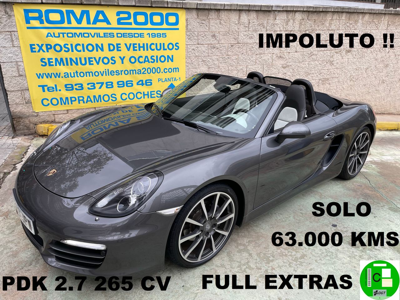 Botox original  de segunda mano - porsche boxster 2014 /