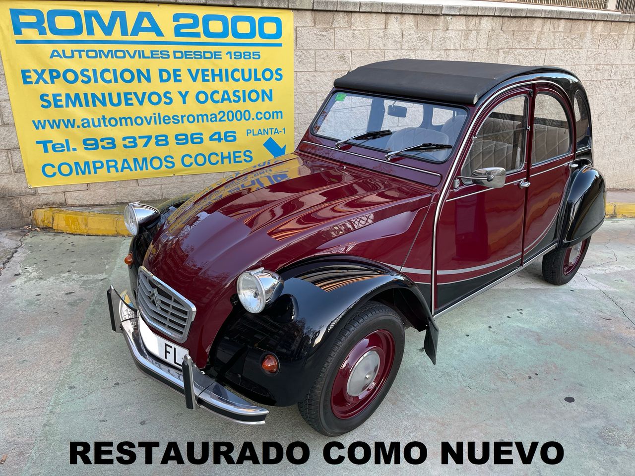 Ficha tecnica  de segunda mano - citroën 2 cv 1983 /