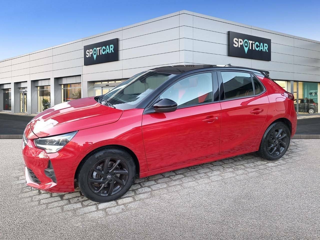 Opel corsa 2019 rojo  de segunda mano - opel corsa-e 2023 /