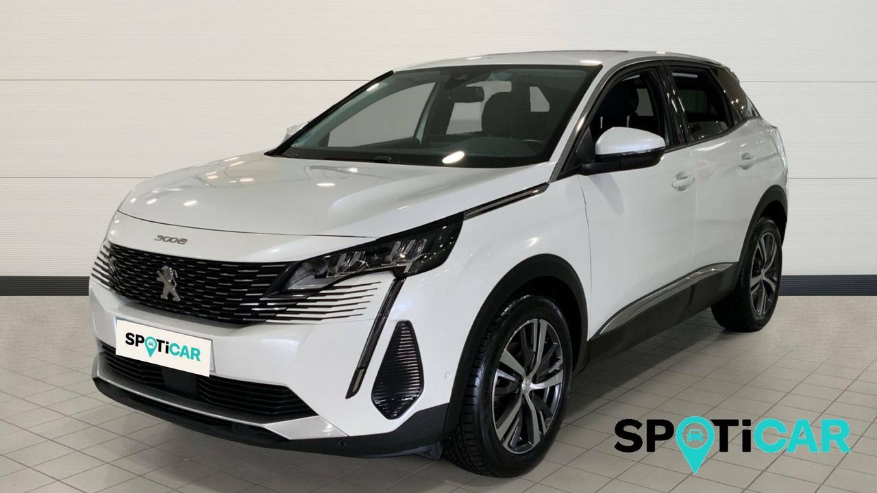 Coche de gasolina automatico 7 marchas  de segunda mano - peugeot 3008 2021 /