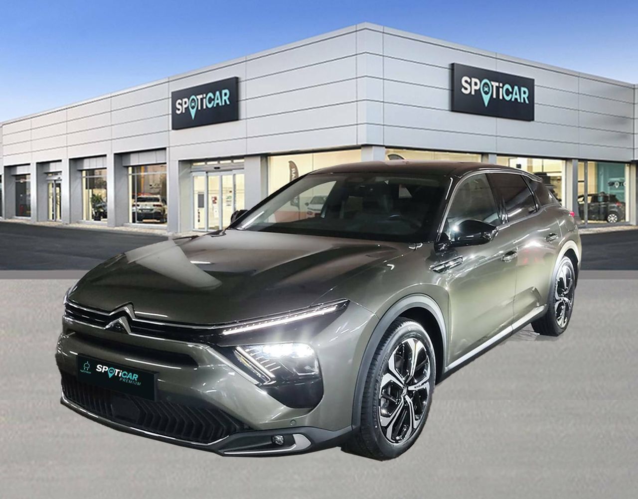Coche hibrido mbux  de segunda mano - citroën c5 x 2022 /
