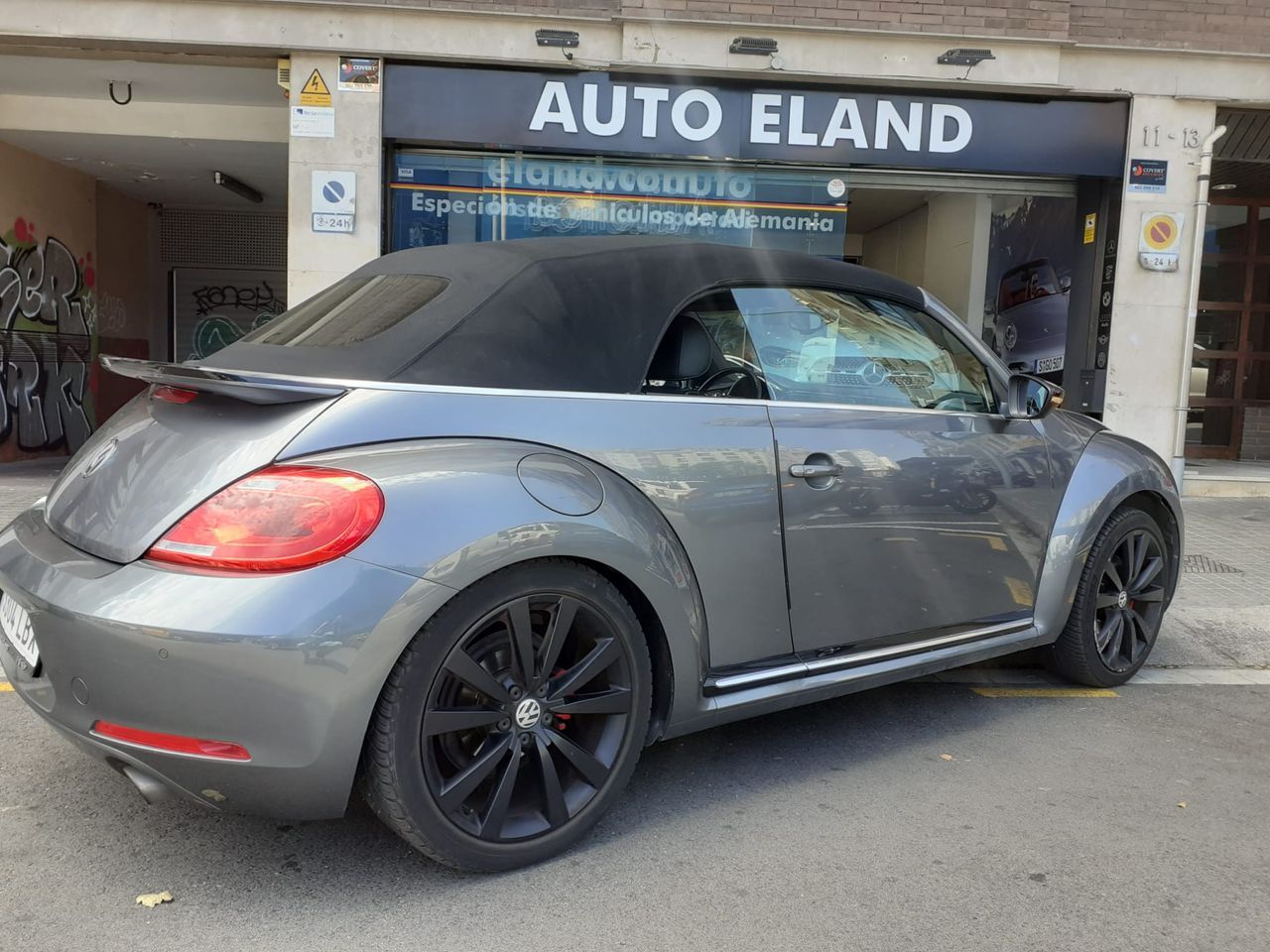 Bentley gris  de segunda mano - volkswagen beetle cabrio 2016 /