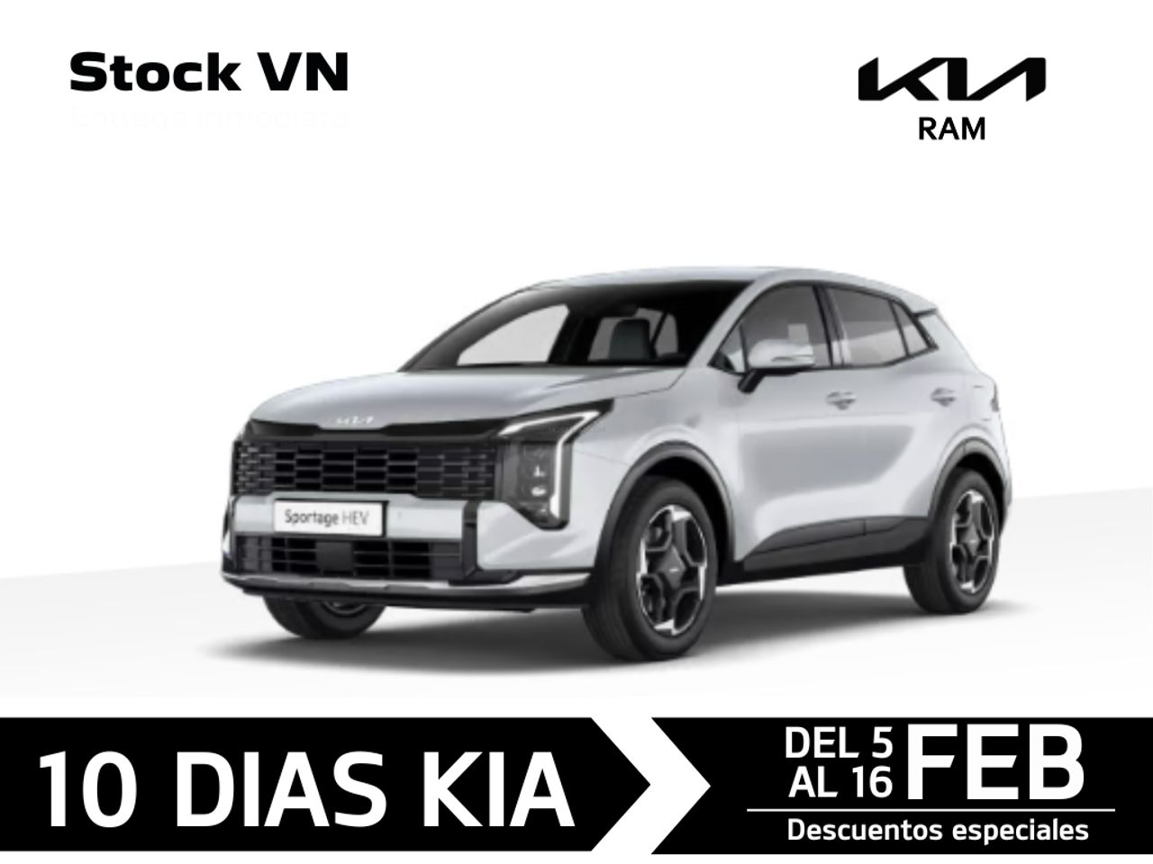 Kia Sportage 1.6 T-GDI HEV TECH AUTO 239 5P