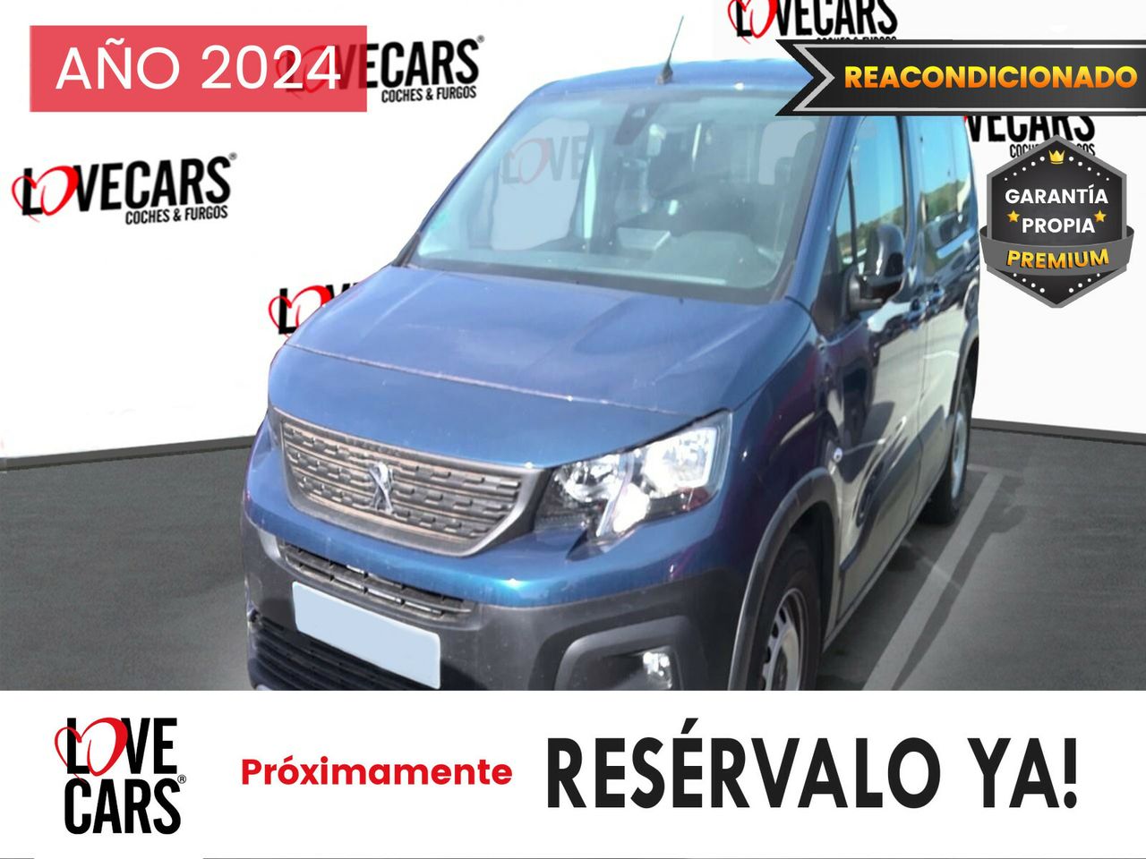 Volkswagen caddy 102 cv  de segunda mano - peugeot rifter 2024 /