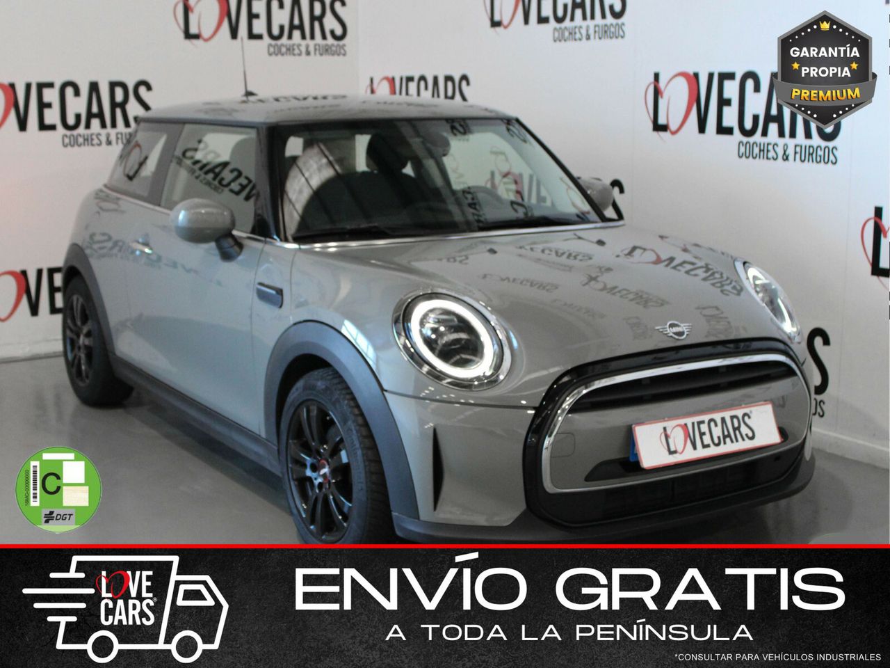 Mini one gris 5 puertas  de segunda mano - mini one 2022 /