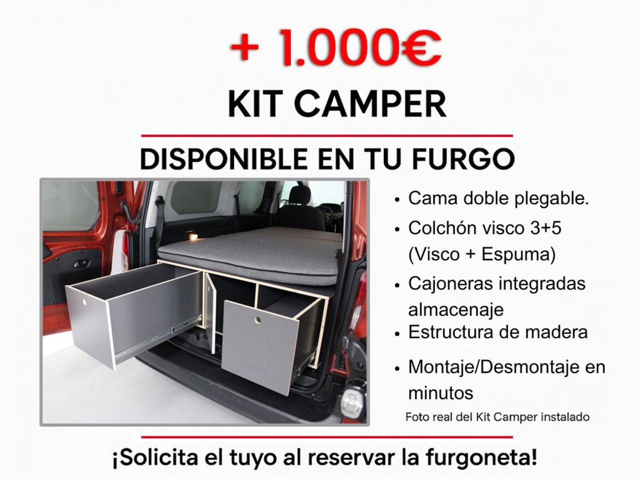 Peugeot Rifter ACTIVE BlueHDi 100 S&S 5 Vel. MAN Long 7 PLAZAS - Foto 3