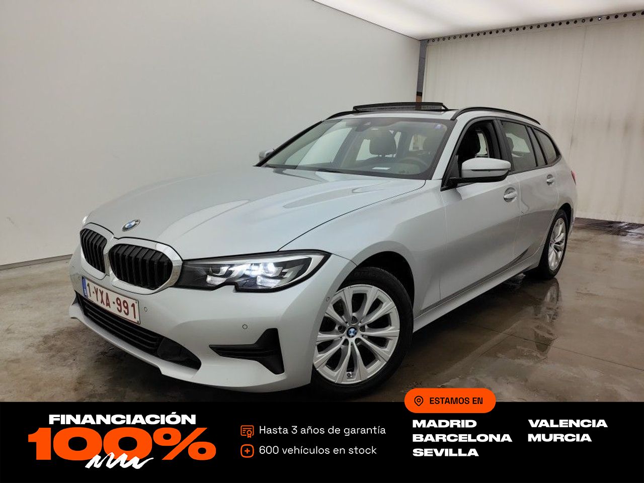 Volante multifuncion de cuero  de segunda mano - bmw serie 3 2021 /
