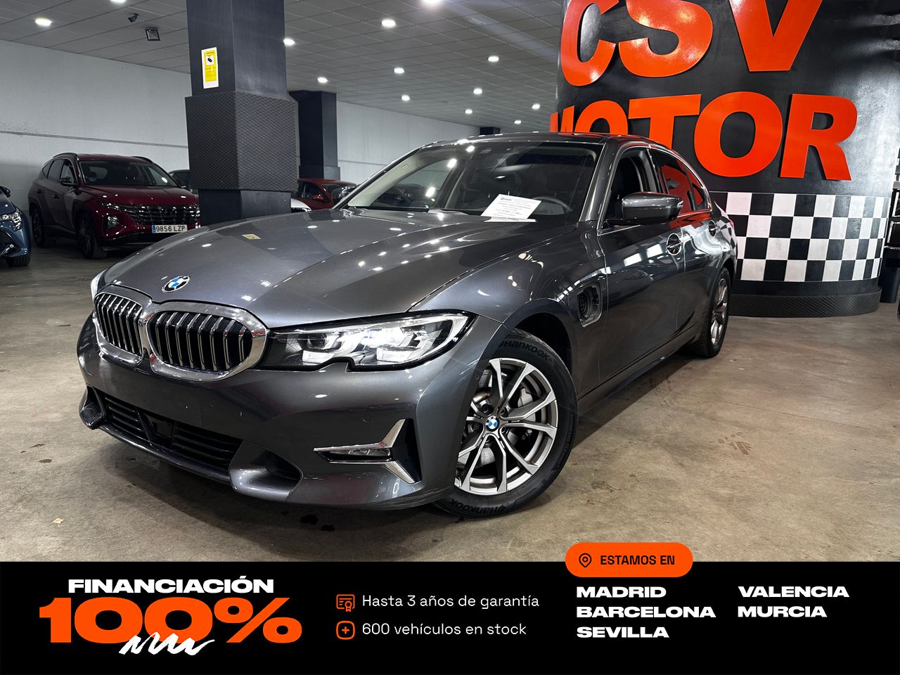Coche hibrido con camara 360  de segunda mano - bmw serie 3 2021 /