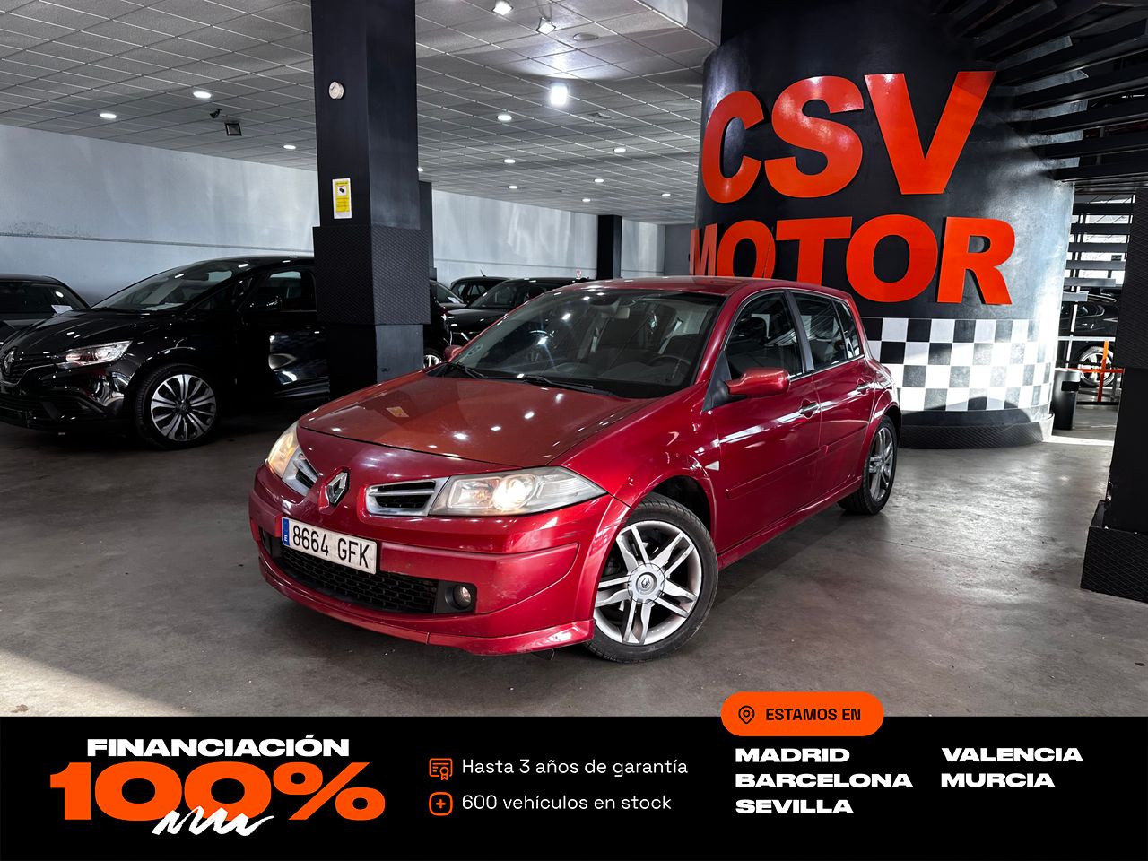 Renault clio cambio de nombre  de segunda mano - renault megane 2008 /