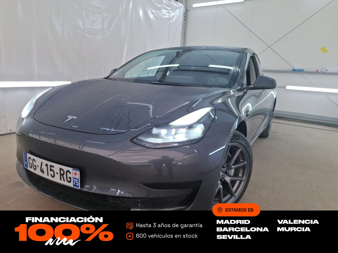 Tesla model 3 gris  de segunda mano - tesla model 3 2022 /
