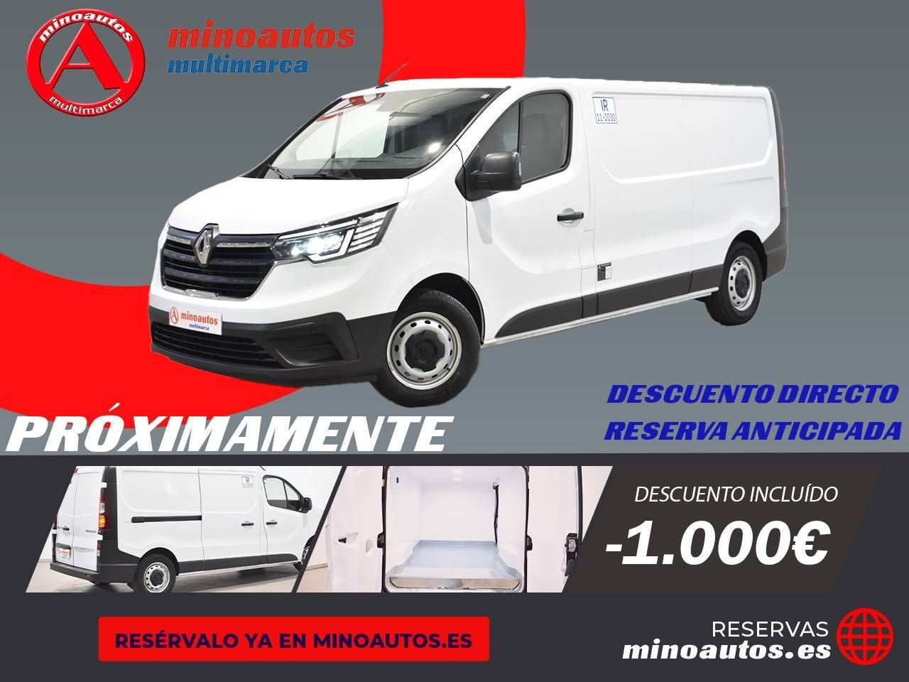 RENAULT TRAFIC FURGÓN IR 3000 KG L2H1 2.0 DCI 130 CV ISOTERM
