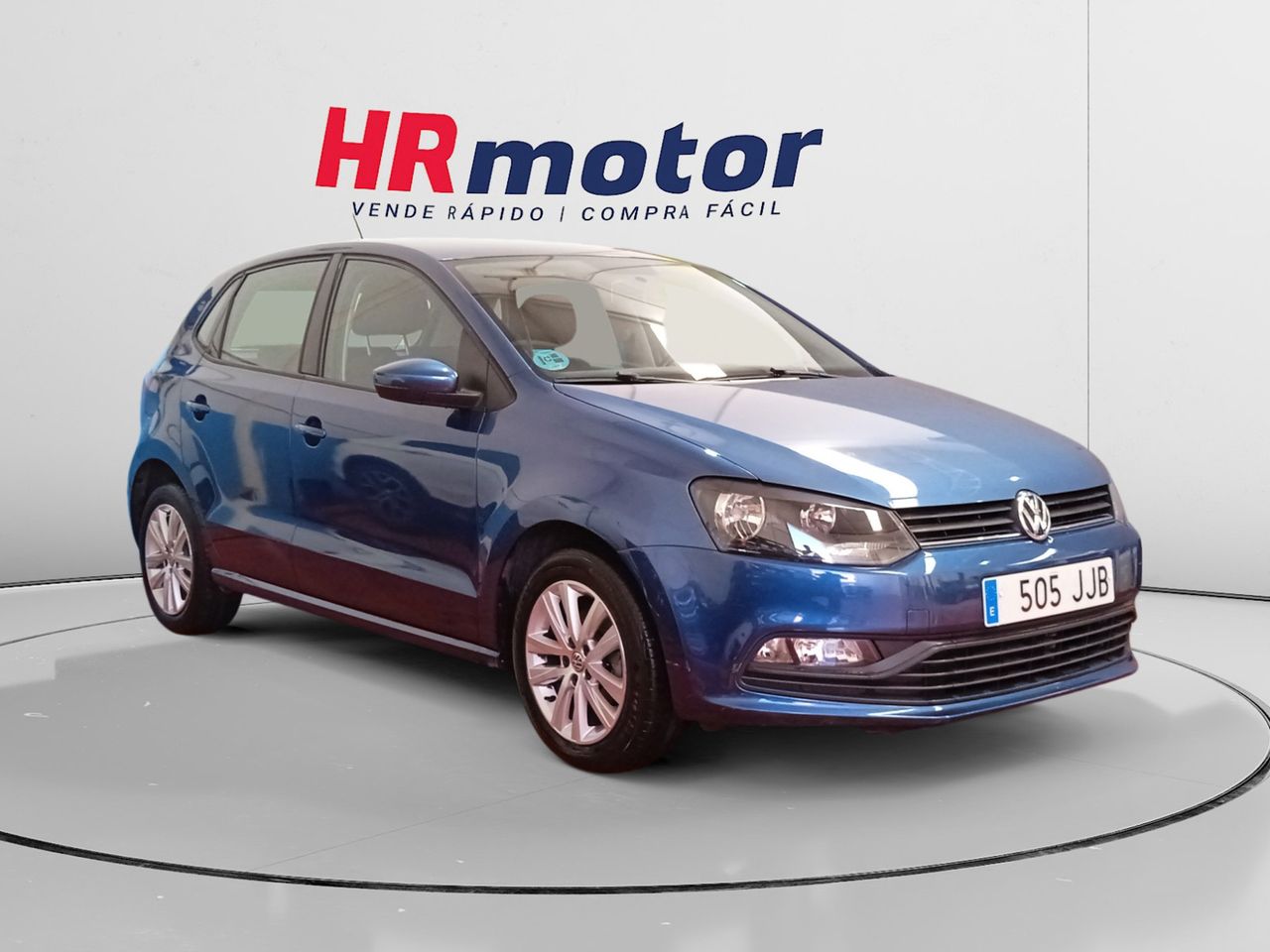 Volkswagen polo azul  de segunda mano - volkswagen polo 2015 /