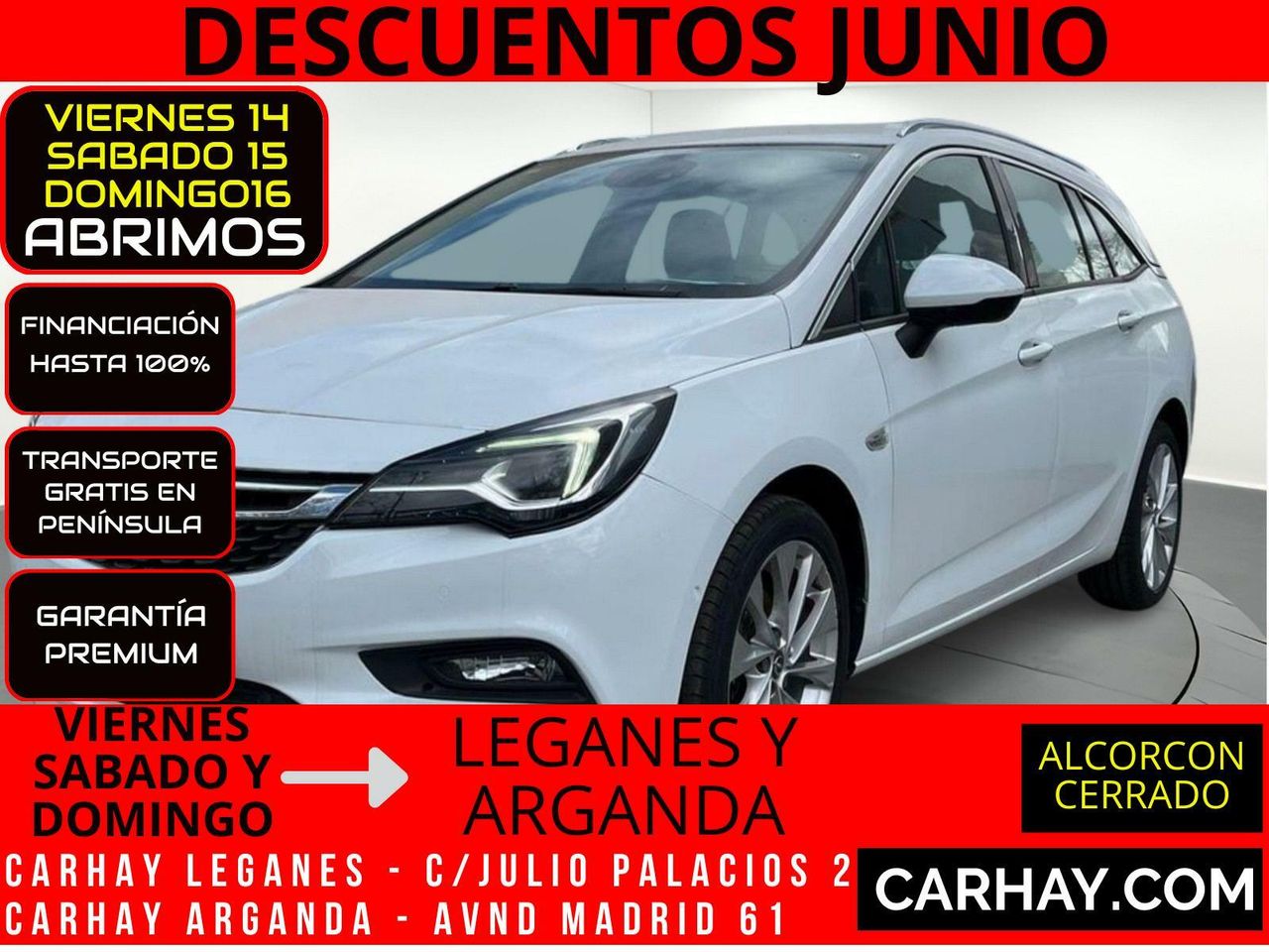 Opel astra 16 diesel 110cv  de segunda mano - opel astra 2017 /