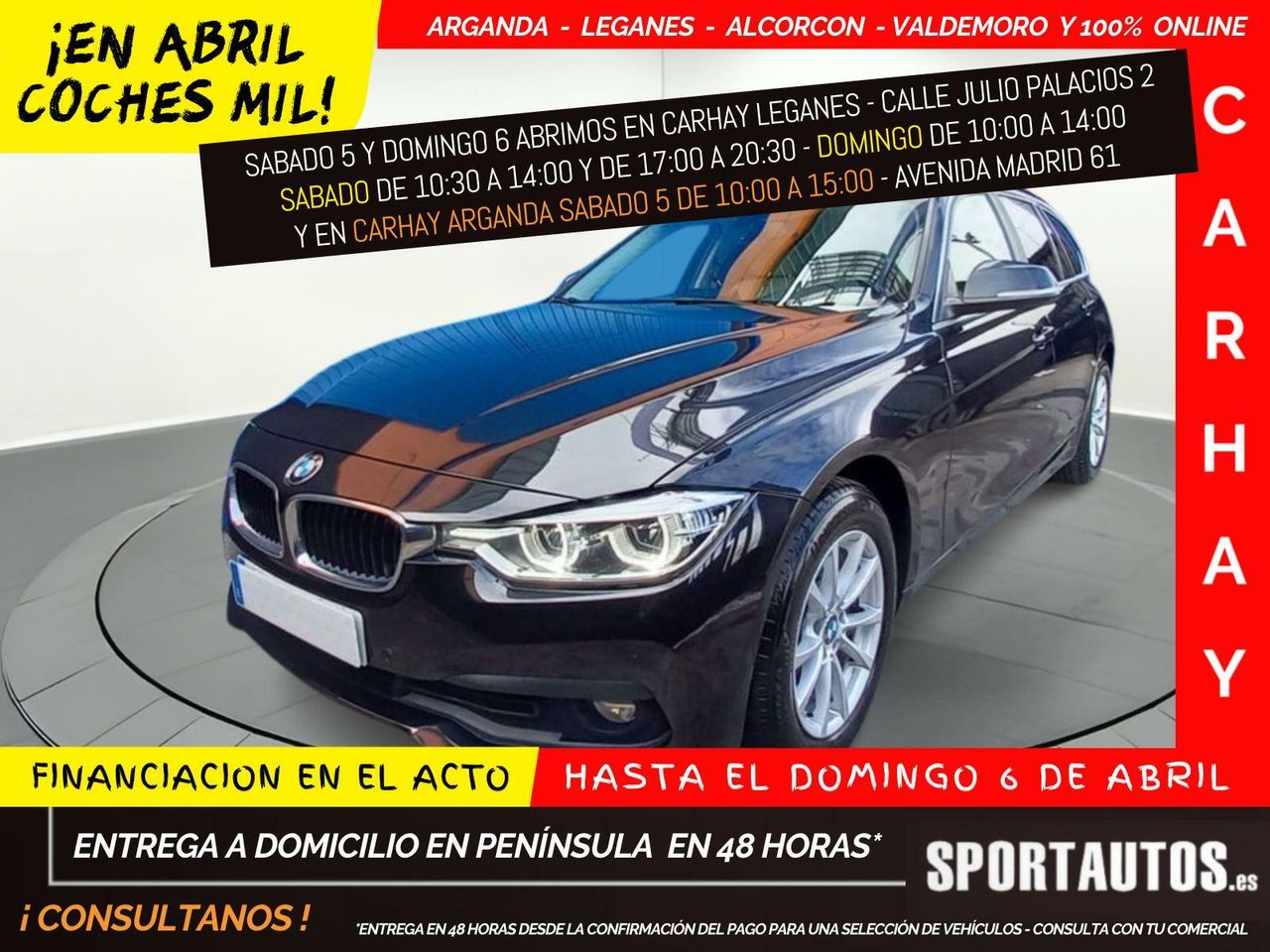 Historiales  de segunda mano - bmw serie 3 2019 /