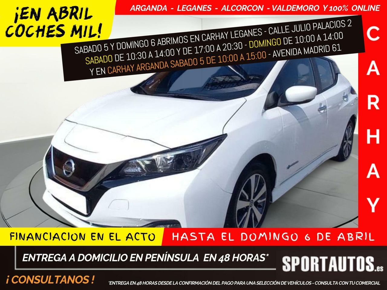 Historiales  de segunda mano - nissan leaf 2020 /