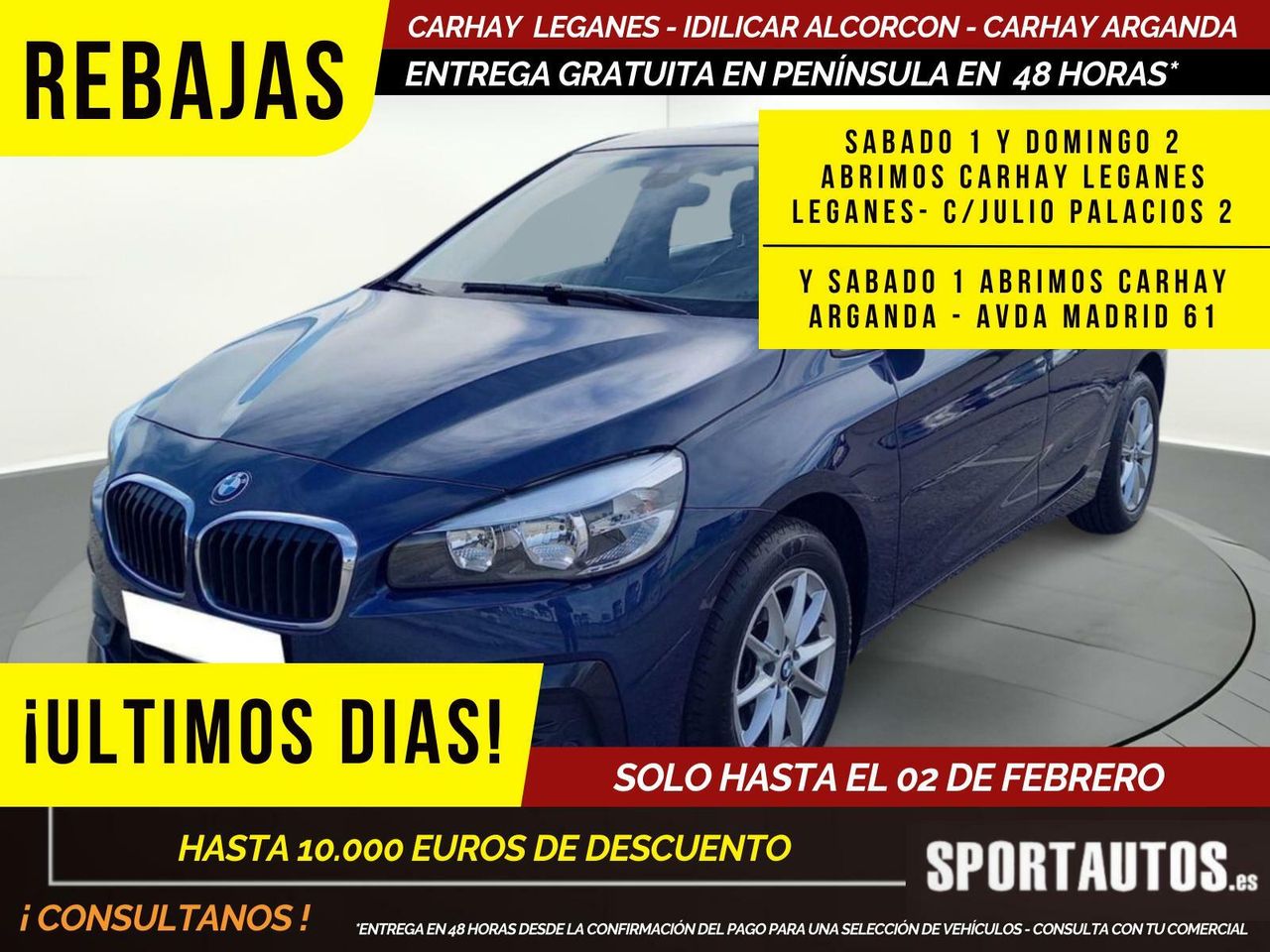 Bmw serie 2 active tourer 2019 tourer  de segunda mano - bmw serie 2 active tourer 2019 /