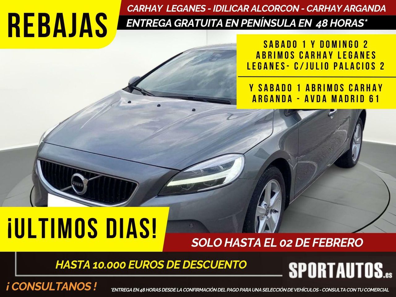 Volvo xc40 faros anti niebla  de segunda mano - volvo v40 2018 /