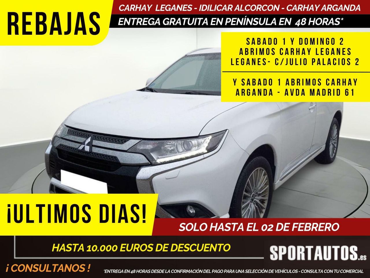 Mitsubishi outlander 5 plazas  de segunda mano - mitsubishi outlander 2019 /