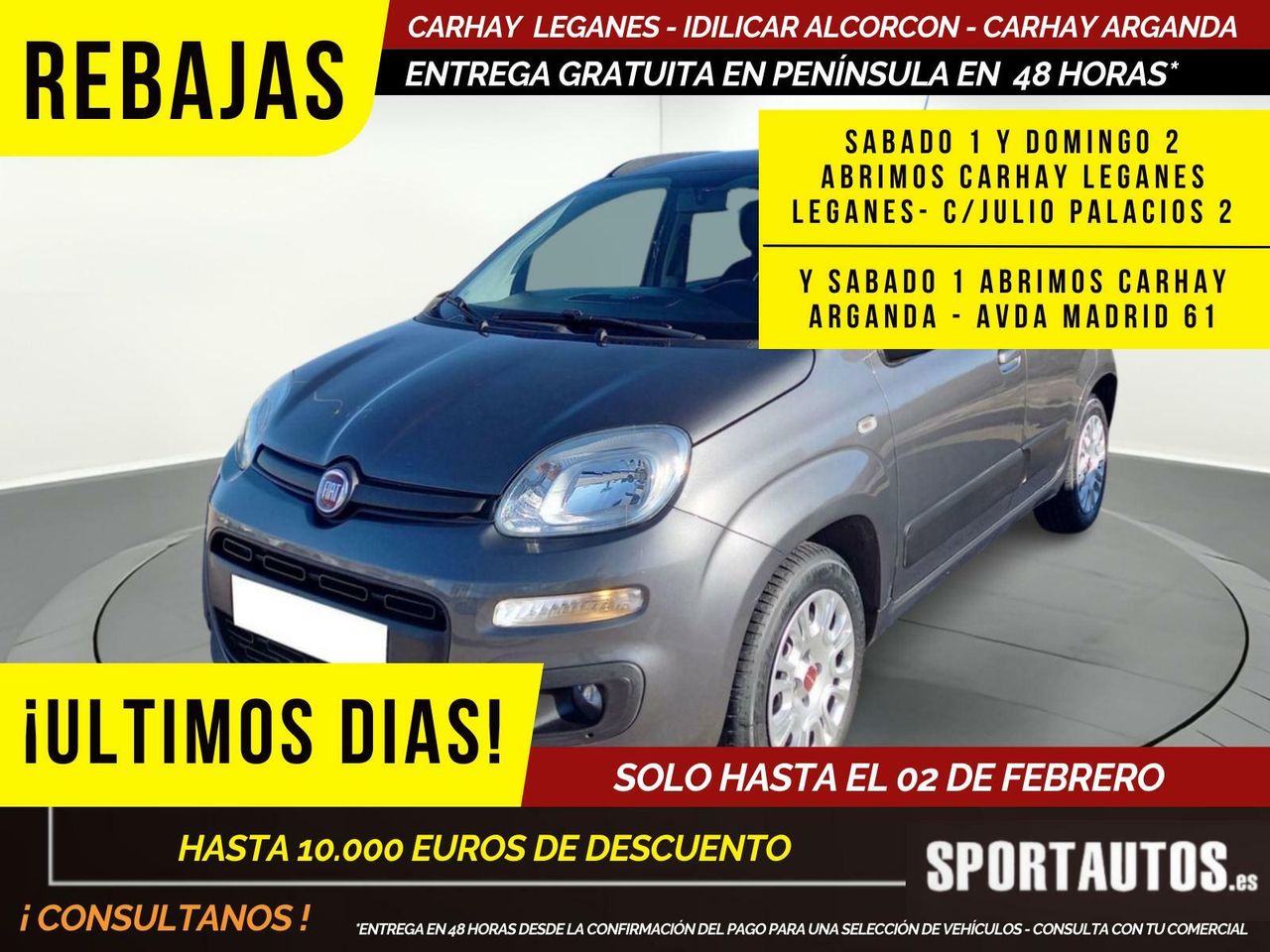Fiat panda control de traccion asr  de segunda mano - fiat panda 2019 /