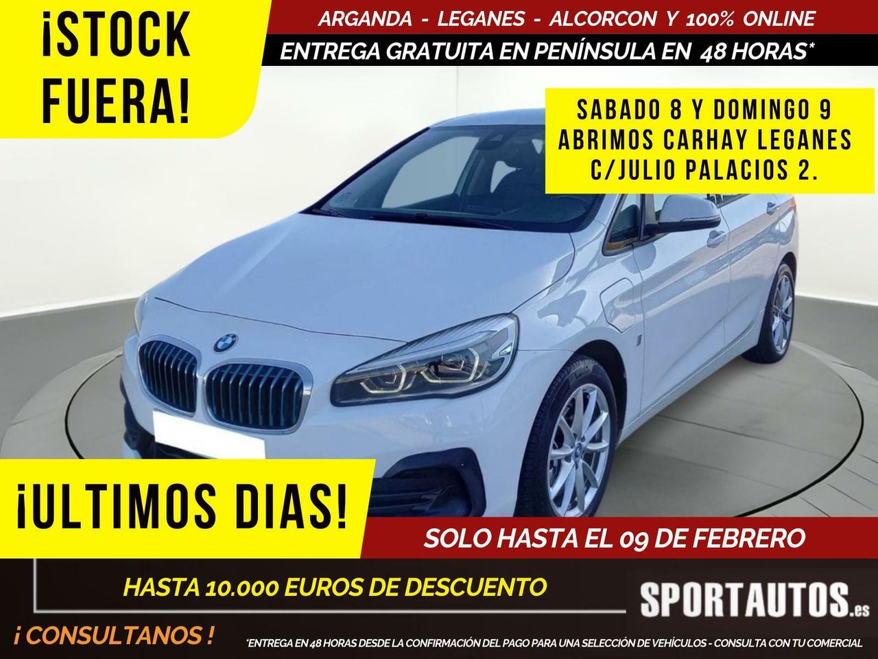 Kit antipinchazos  de segunda mano - bmw serie 2 active tourer 2018 /