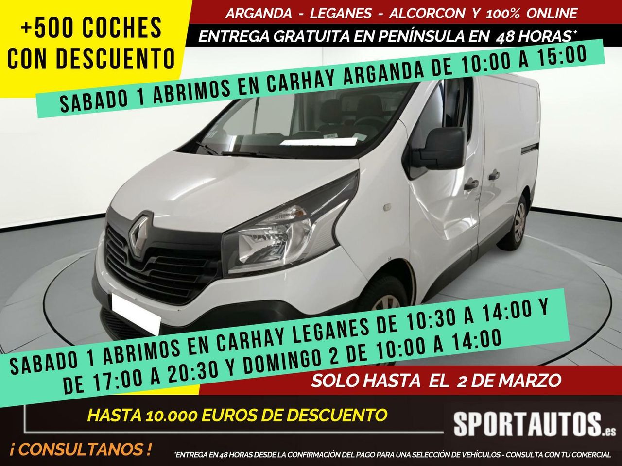 Renault kangoo segunda mano en madrid  de segunda mano en Madrid - renault trafic 2018 /