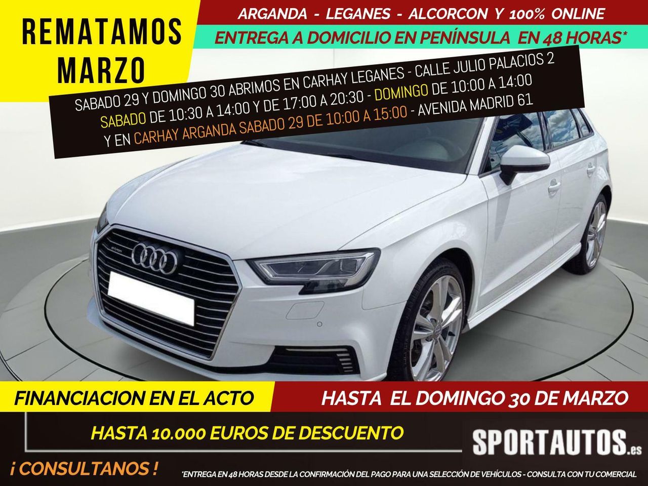 Historiales  de segunda mano - audi a3 2020 /