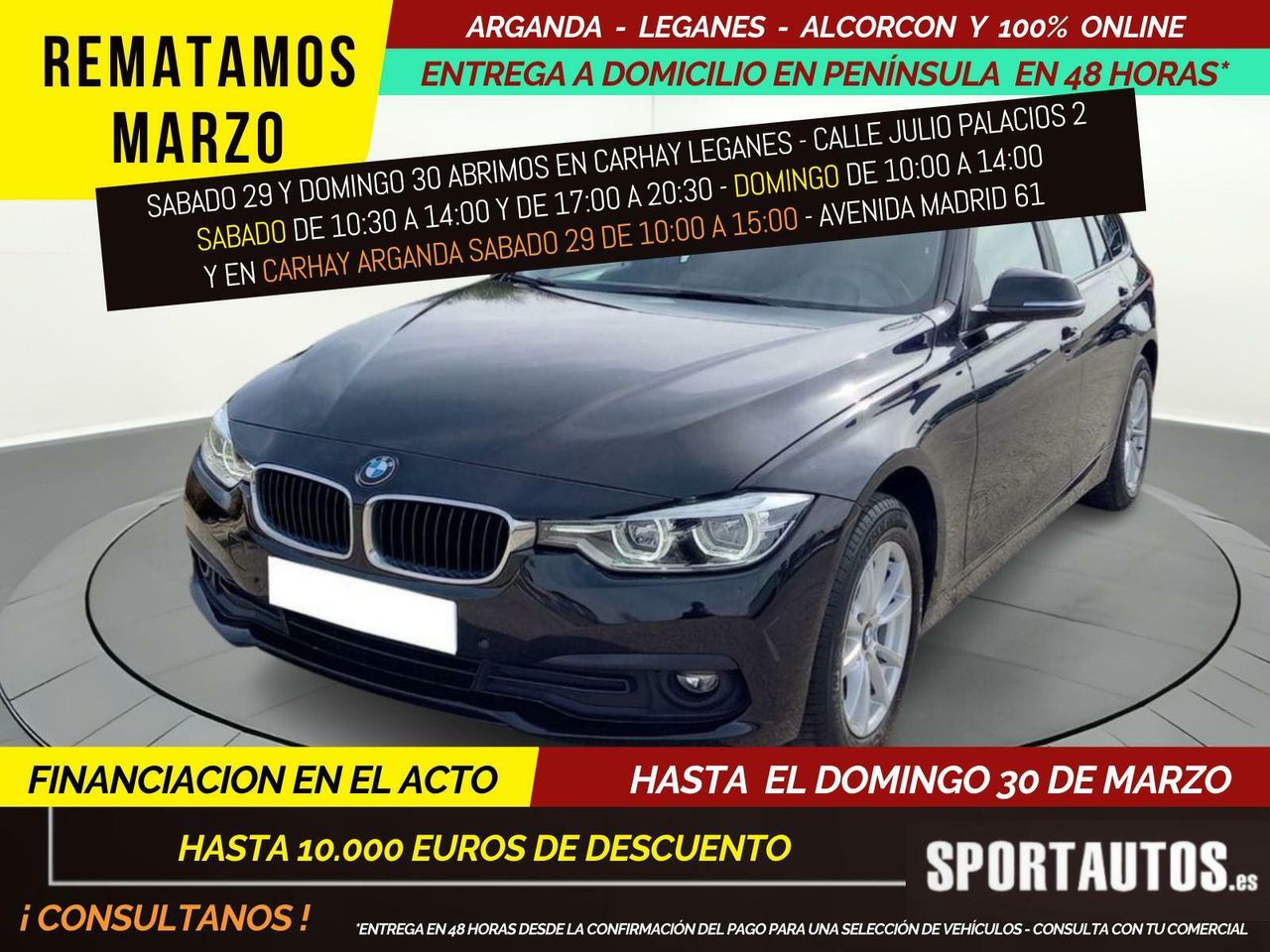 Historiales  de segunda mano - bmw serie 3 2019 /