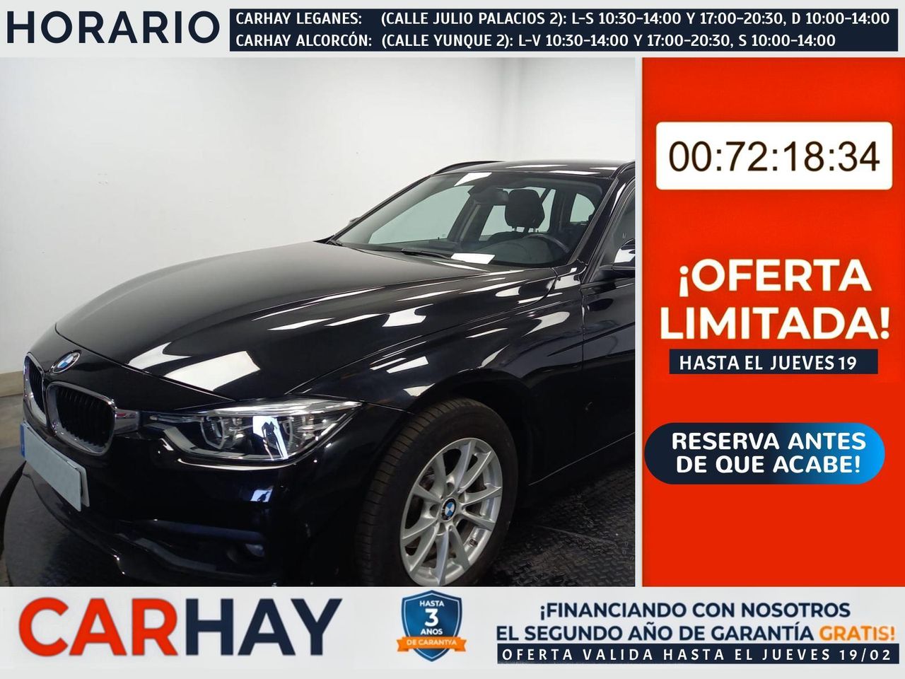 BMW Serie 3 REEKS TOURING 318D (100 KW) 5D