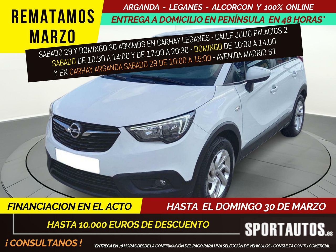 Opel combo 2018  de segunda mano - opel crossland x 2018 /