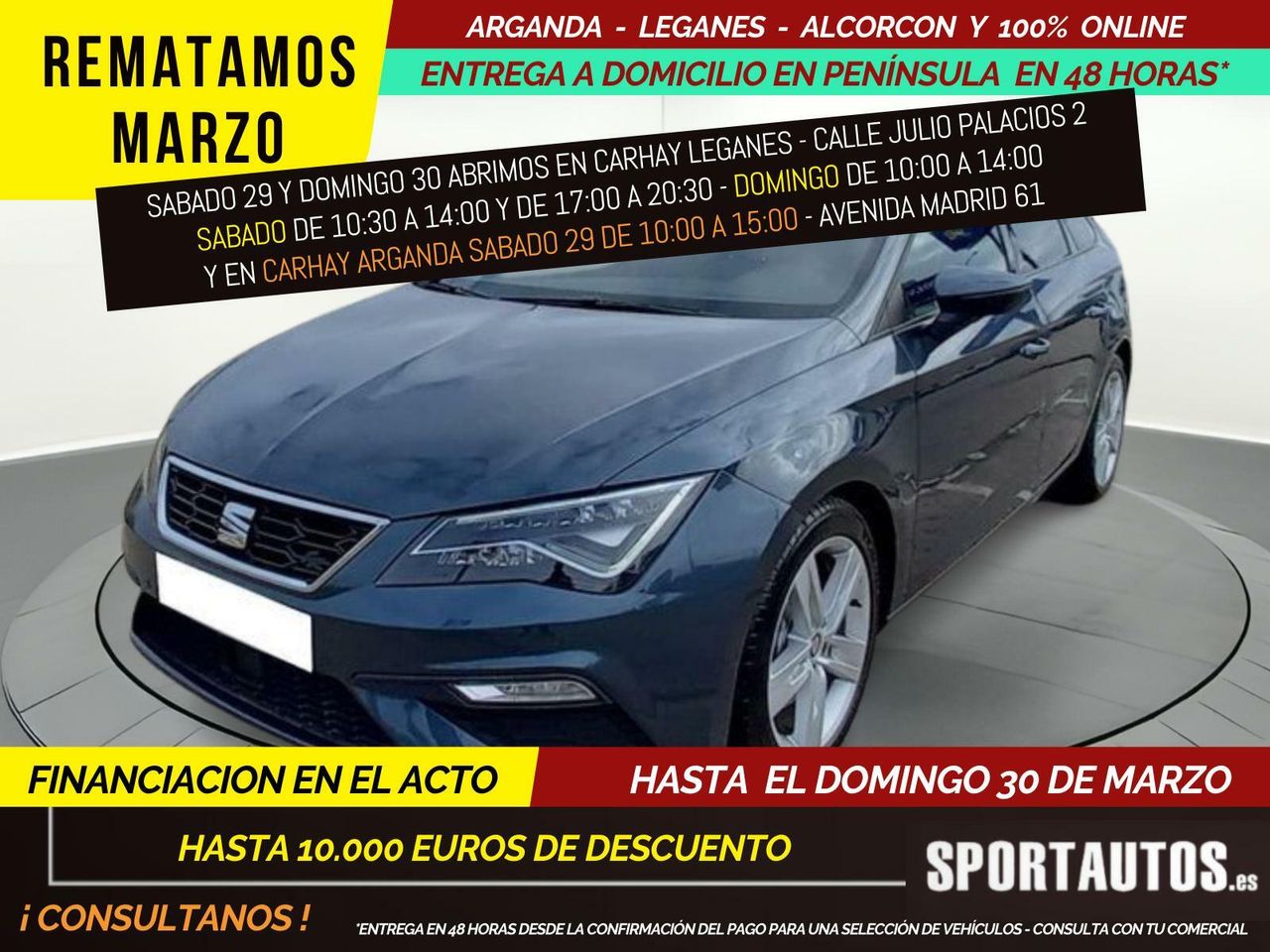 Kit antipinchazos  de segunda mano - seat leon 2019 /