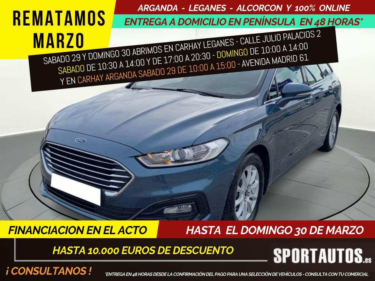Historiales  de segunda mano - ford mondeo 2019 /