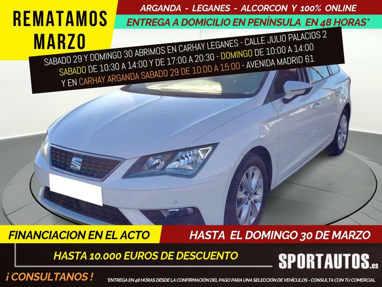 Kit antipinchazos  de segunda mano - seat leon 2020 /