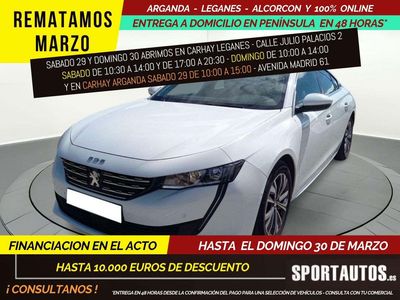 Coche diesel 160cv madrid  de segunda mano en Madrid - peugeot 508 2020 /
