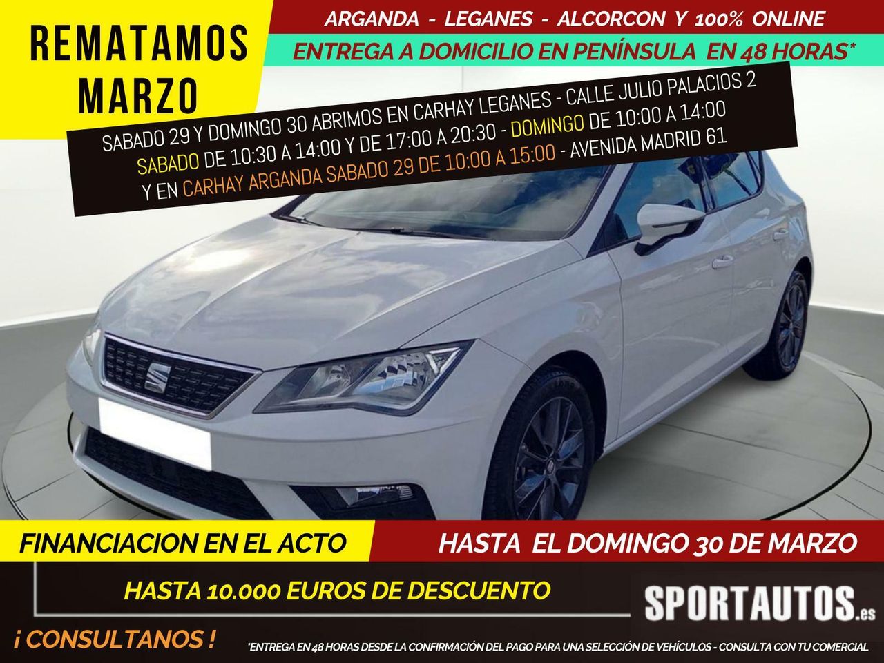 Kit antipinchazos  de segunda mano - seat leon 2018 /