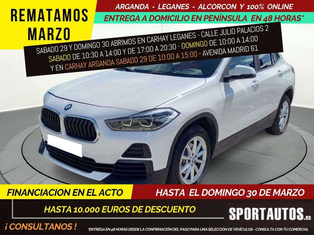 Bmw x2 blanco  de segunda mano - bmw x2 2020 /