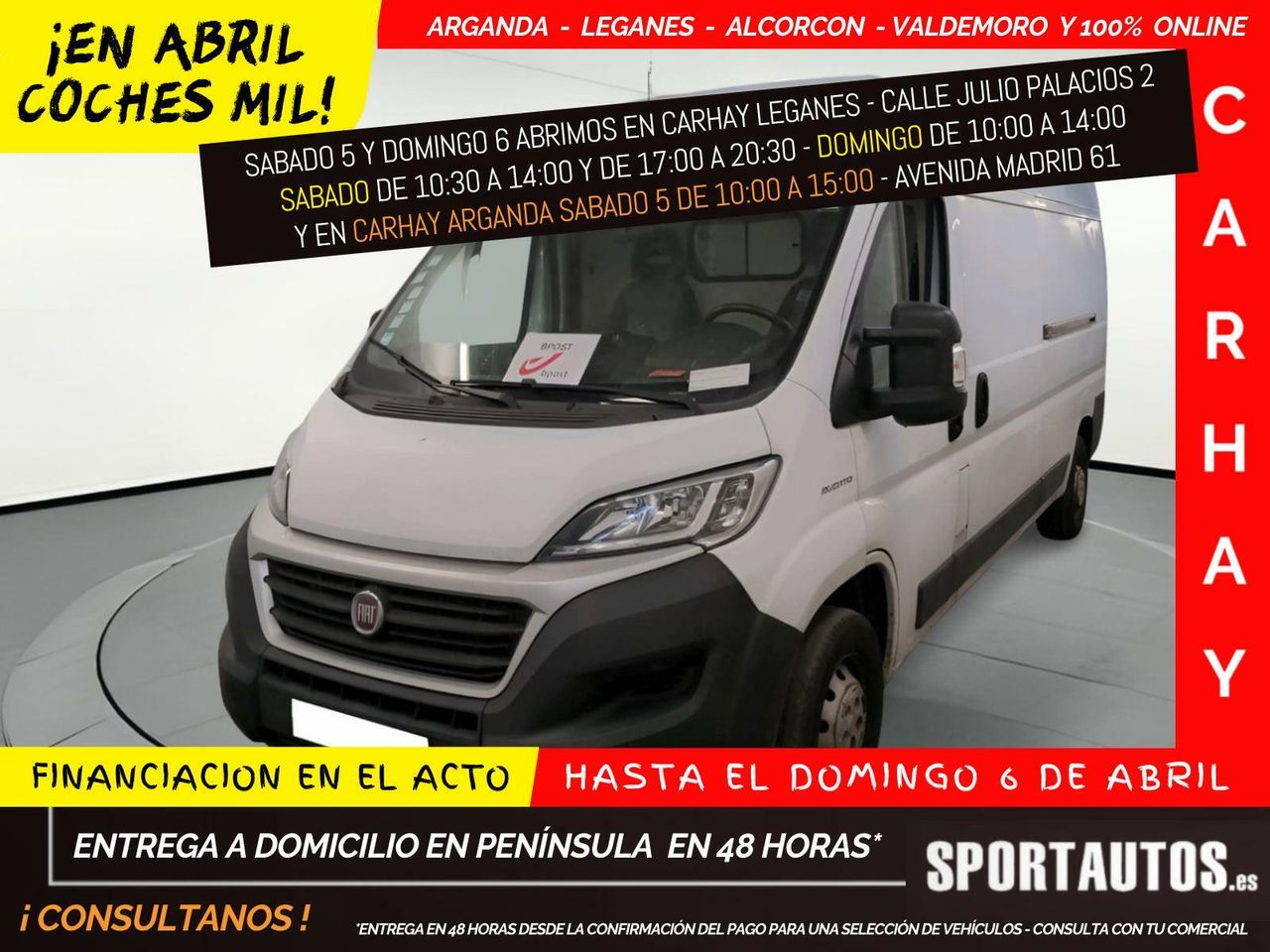 Autocaravana fiat ducato  de segunda mano - fiat ducato 2019 /
