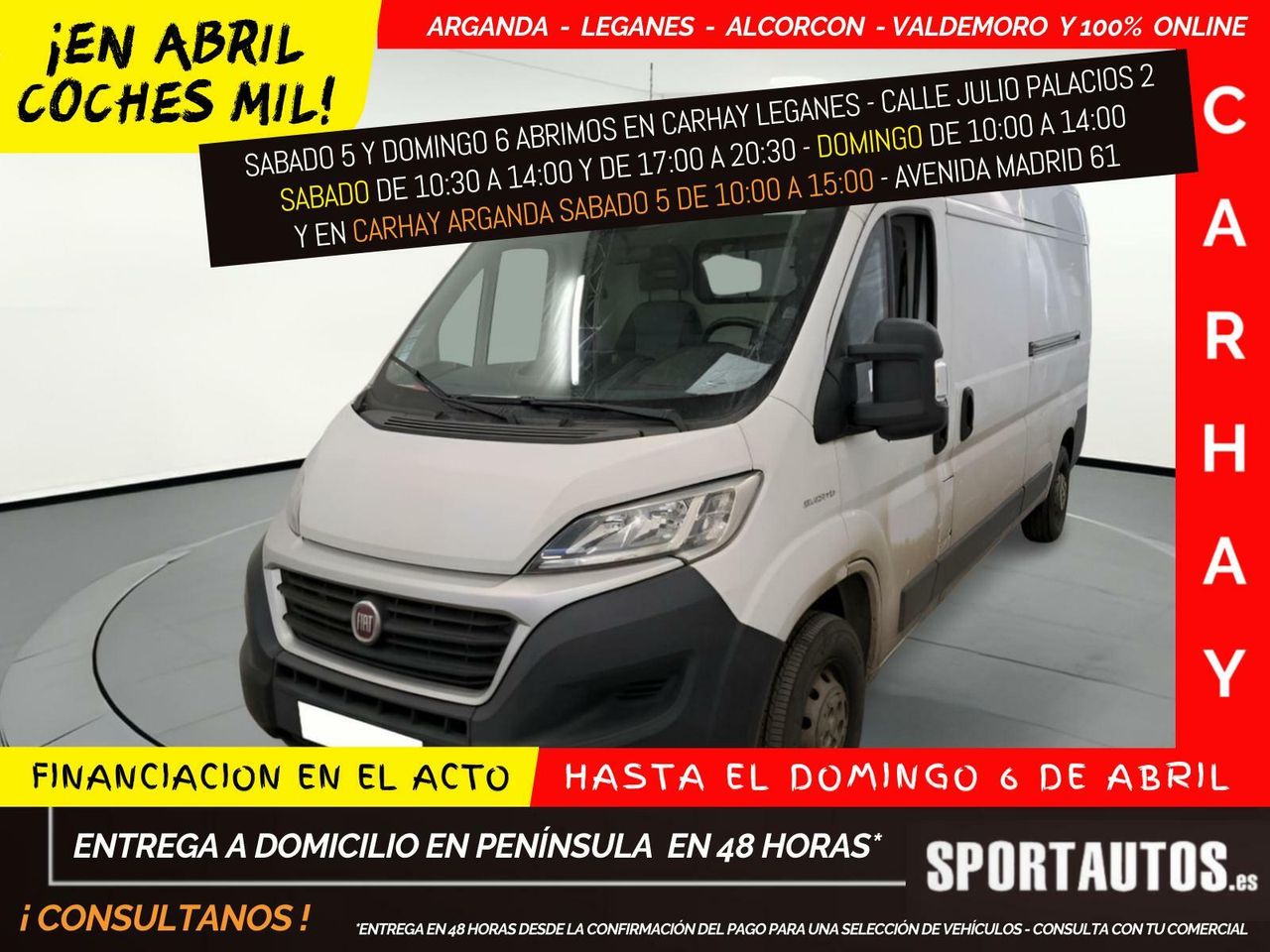 Autocaravana fiat ducato  de segunda mano - fiat ducato 2019 /