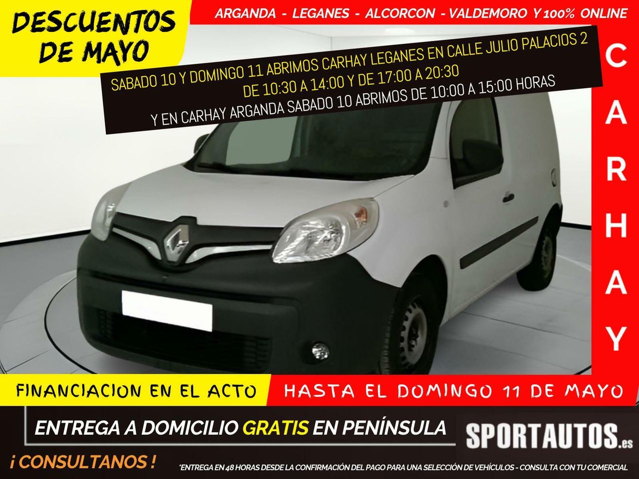 Renault kangoo con potencia 80cv  de segunda mano - renault kangoo 2020 /