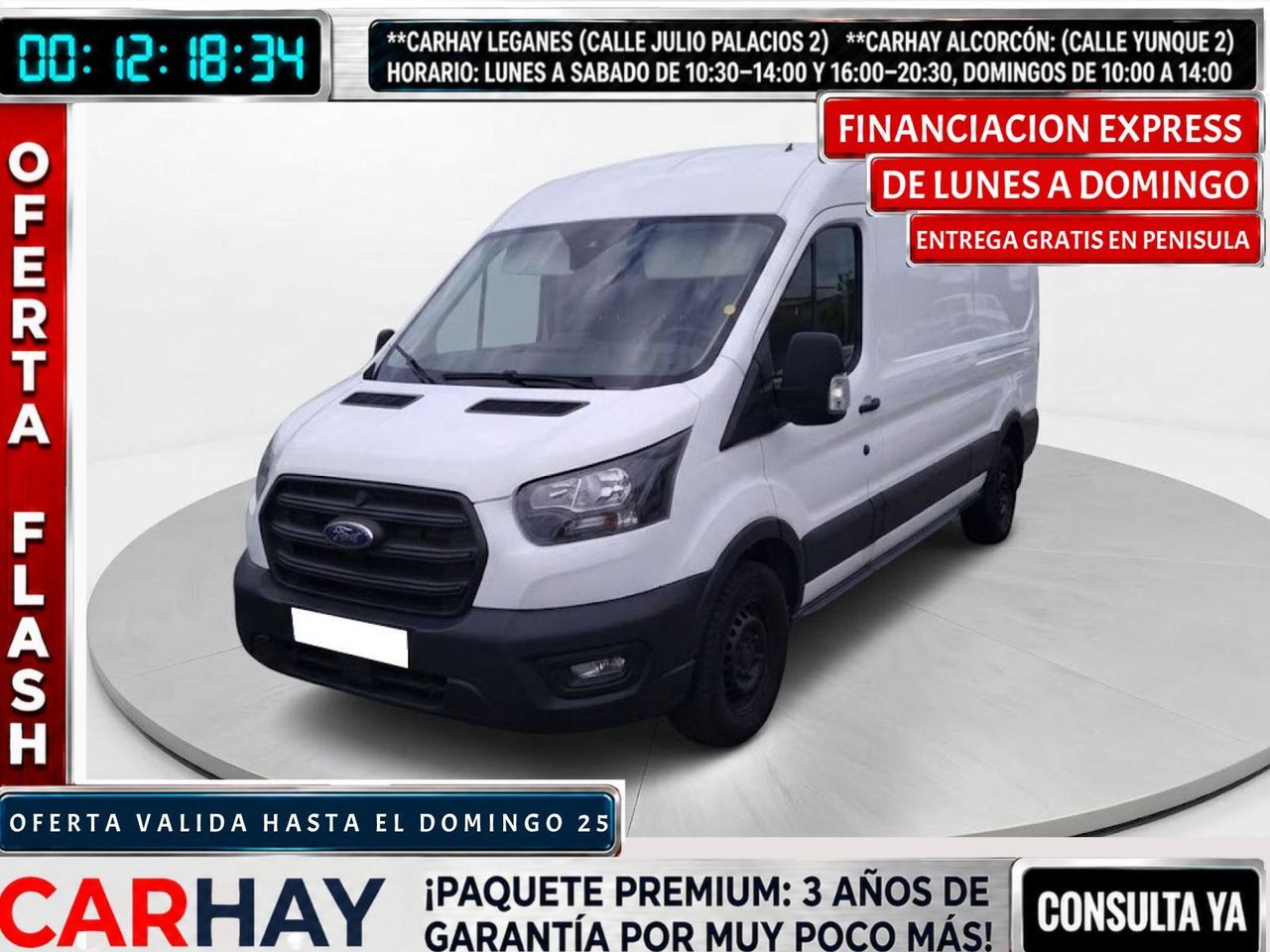 FORD TRANSIT 350 96kW L2H2 Van Trend FWD