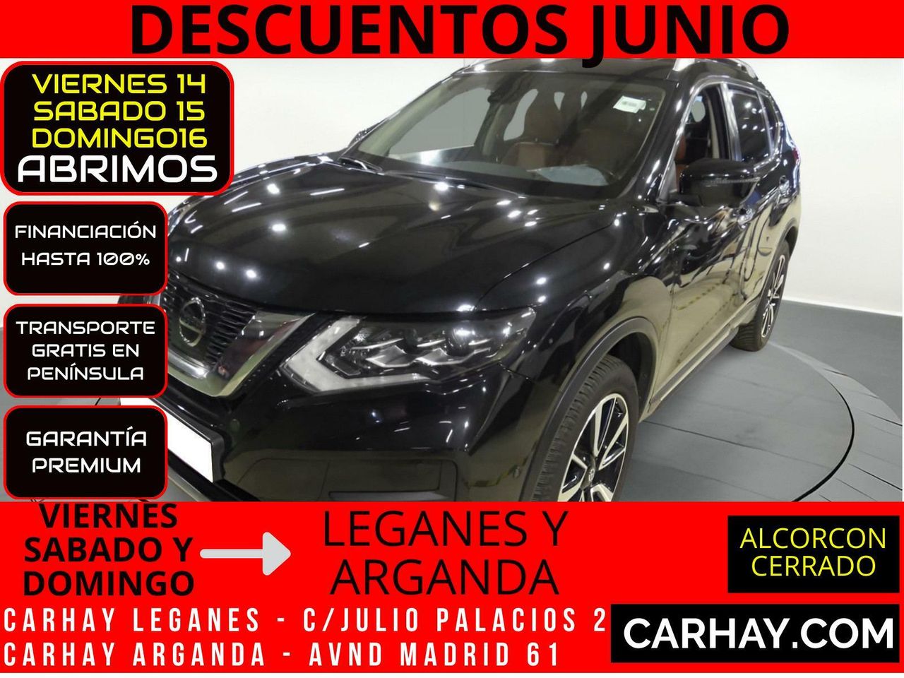 Nissan xtrail 2018  de segunda mano - nissan x-trail 2018 /